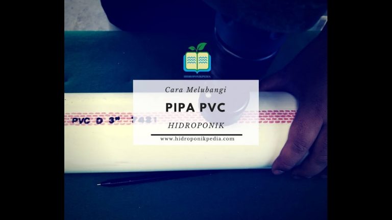[VIDEO] Cara Melubangi Pipa PVC untuk Hidroponik